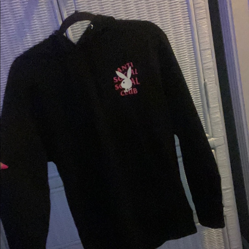 anti social club x playboy sweatshirt